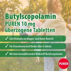 Online Butylscopolamin 10 mg Tabletten, 50 St Verdauung