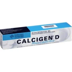 D 600 mg / 400 I.E. Brausetabletten, 20 St Calcium