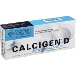 Calcigen D 600 mg / 400 I.E. Brausetabletten, 40 St