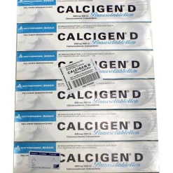 Clearance Calcigen D 600 mg / 400 I.E. Brausetabletten, 120 St