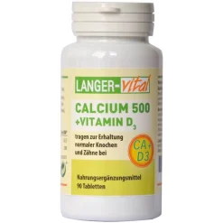 Calcium 500 mg + D3 10 µg Tabletten, 90 St