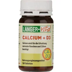 Online Langner-Vital Calcium 400 mg + D3 Tabletten, 100 St