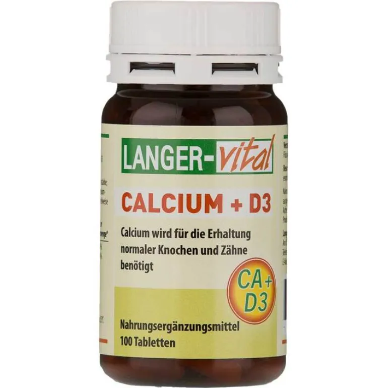 Online Langner-Vital Calcium 400 mg + D3 Tabletten, 100 St