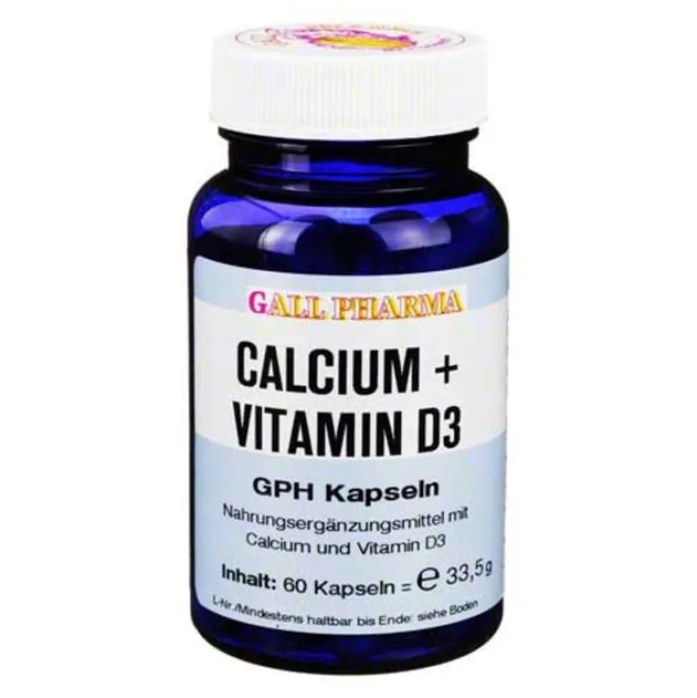 Best Hecht Pharma Calcium + Vitamin D3 GPH Kapseln, 60 St