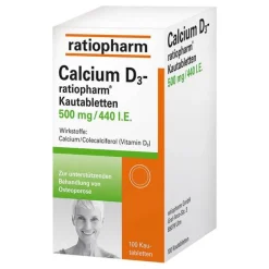 Online Calcium D3 Kautabletten, 100 St Calcium