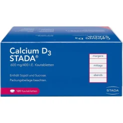 New Stada Calcium D3 ® 600 mg/400 I.E. Kautabletten, 120 St