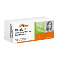 Hot Ratiopharm Calcium 500 mg Kautabletten, 100 St