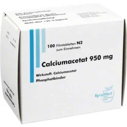 Discount Calciumacetat 950 mg Filmtabletten, 100 St Calcium
