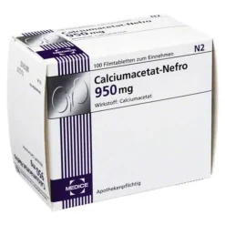 Outlet Medice Calciumacetat Nefro 950 mg Filmtabletten, 100 St