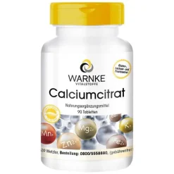 New Calciumcitrat Tabletten, 90 St Calcium