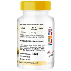 New Calciumcitrat Tabletten, 90 St Calcium