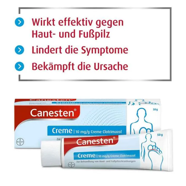 Clearance Creme gegen Pilzerkrankungen an Haut & Füßen, 50 g Scheidenpilz Medikamente|Scheidenpilz Creme
