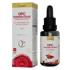 Cannsol OPC mit Resveratrol + Vitamin C Tropf.zum Einnehmen , 30 ml