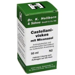 Outlet Castellani viskos mit Miconazol Lösung, 50 ml Fußpilz Creme