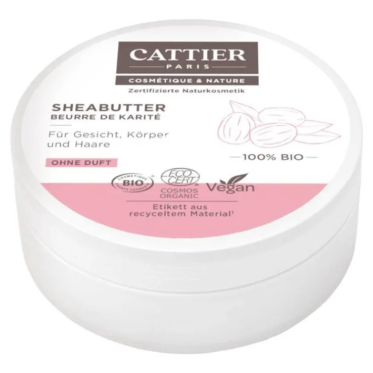 Cattier Sheabutter 100% biologisch, 100 g