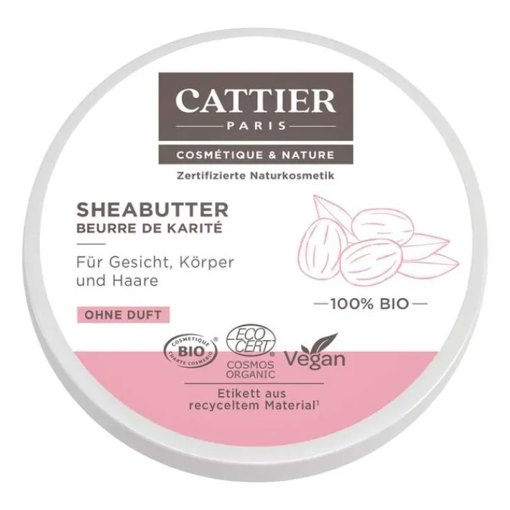 Cattier Sheabutter 100% biologisch, 100 g