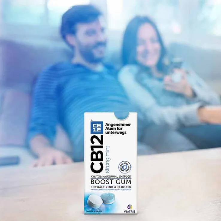 CB12 boost strong mint Kaugummi, 10 St