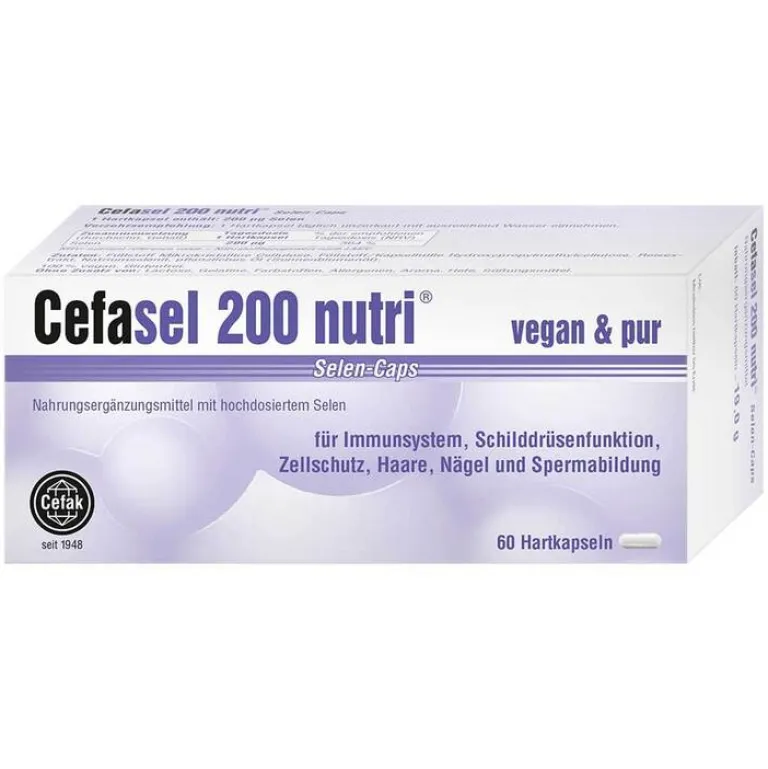 Online 200 nutri Selen-Caps, 60 St Selen