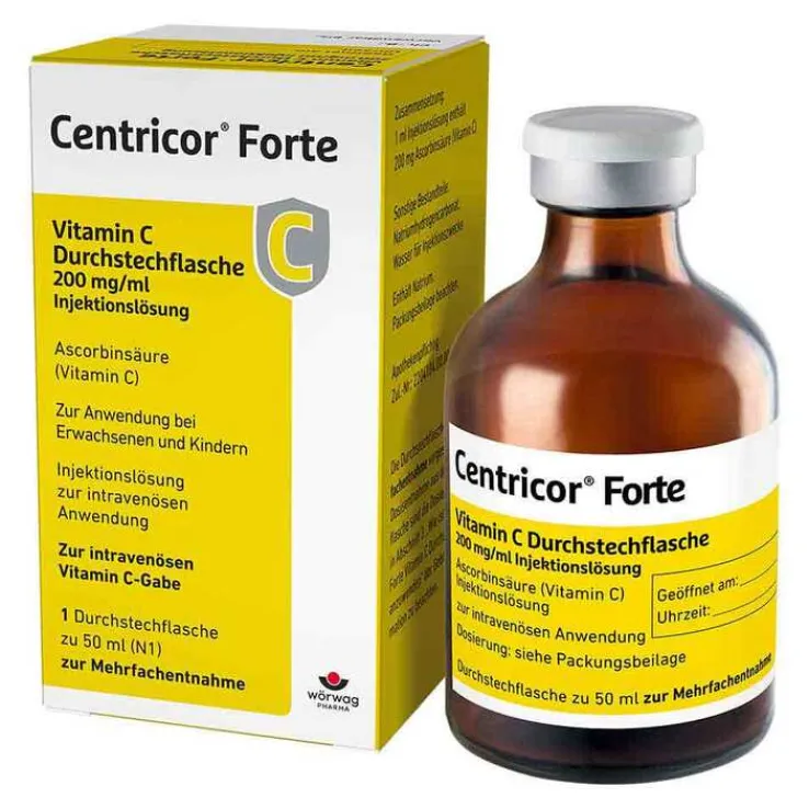 Centricor® Forte Vitamin C Durchstechflasche 200 mg/ml Injektionslösung, 1X50 ml