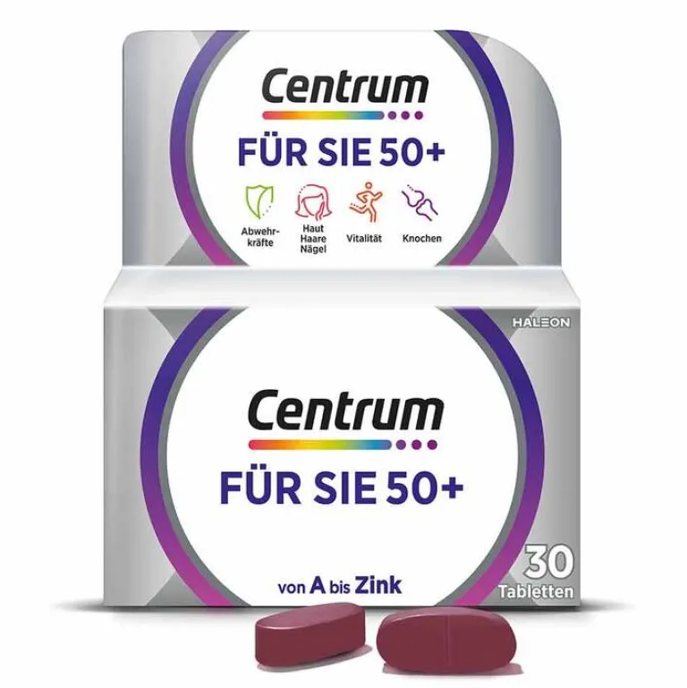 Online für Sie 50 + Capletten, 30 St Multivitamine|Wechseljahre