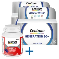 Centrum Generation 50 + Tabletten, 2x180 St