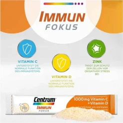 Clearance Centrum Immun Fokus 1000 mg Vitamin C + D Sticks, 24 St