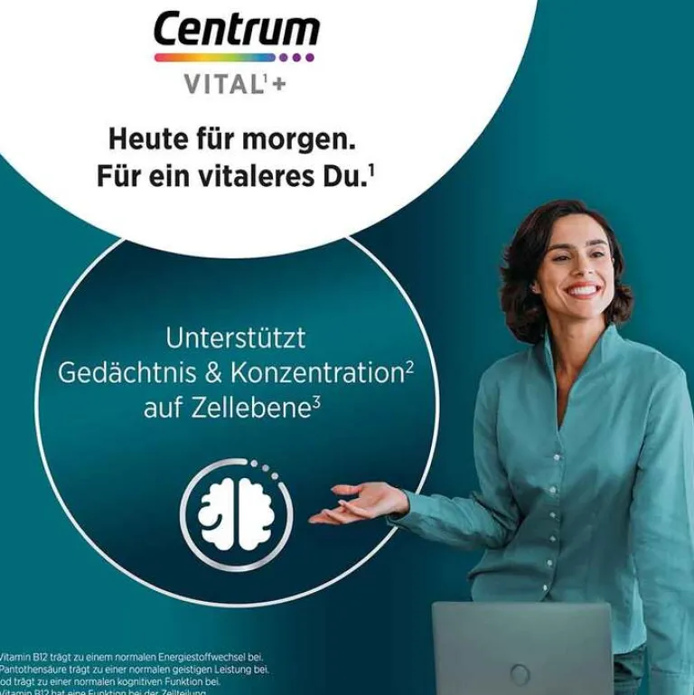 Outlet Centrum Vital + Mentale Leistung Kapseln, 30 St