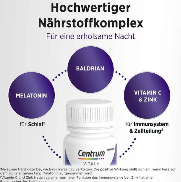 Clearance Centrum Vital + Schlaf & Immunsystem Tabletten, 30 St