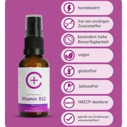 Cerascreen Vitamin B12 hochdosiert vegan Spray, 30 ml