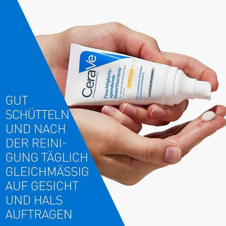 Clearance feuchtigkeitsspendende Gesichtscreme SPF 30, 52 ml Lsf 30|Trockene Haut