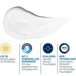 Clearance feuchtigkeitsspendende Gesichtscreme SPF 30, 52 ml Lsf 30|Trockene Haut