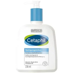 Clearance Cetaphil Reinigungslotion für trockene, empfindliche Haut, 236 ml