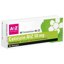 Best AbZ Cetirizin 10 mg Filmtabletten, 50 St
