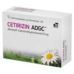 Hot CETIRIZIN Filmtabletten, 100 St Cetirizin|Allergie Tabletten