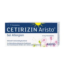 Best Cetirizin bei Allergien 10 mg Filmtabletten, 7 St Cetirizin|Allergie Tabletten