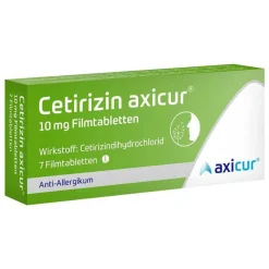 Online Cetirizin ® 10 mg Filmtabletten, 7 St Cetirizin|Allergie Tabletten