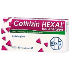 Clearance Hexal Cetirizin Filmtabletten bei Allergien, 20 St
