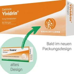 Hot Vividrin Cetirizin ® - Schnell wirksame Allergietabletten, 100 St