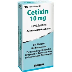 Cetixin 10 mg Filmtabletten, 10 St
