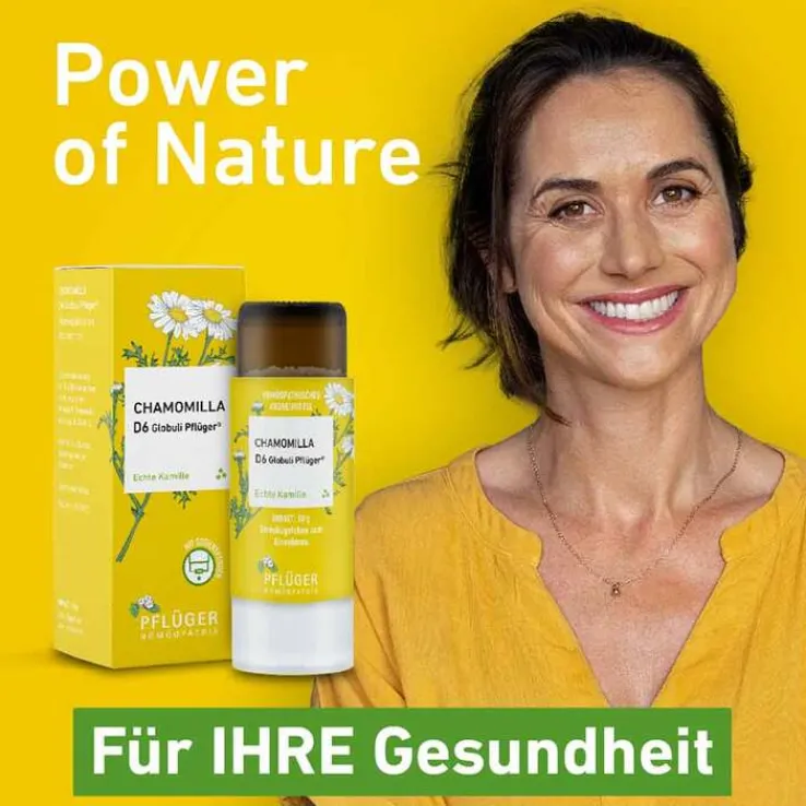 Chamomilla D6 Globuli Pflüger Dosierspender, 10 g
