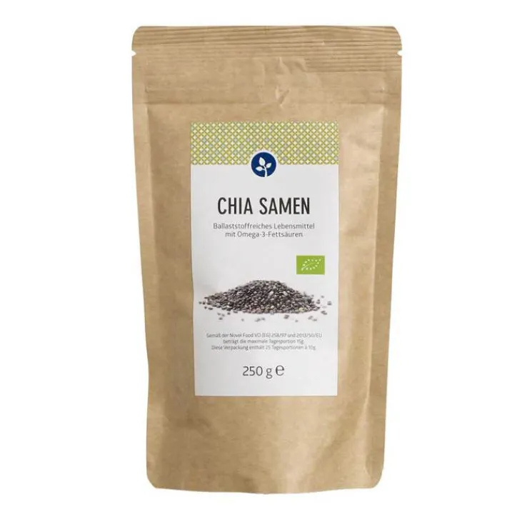Chia Samen 100% Bio Kerne, 250 g