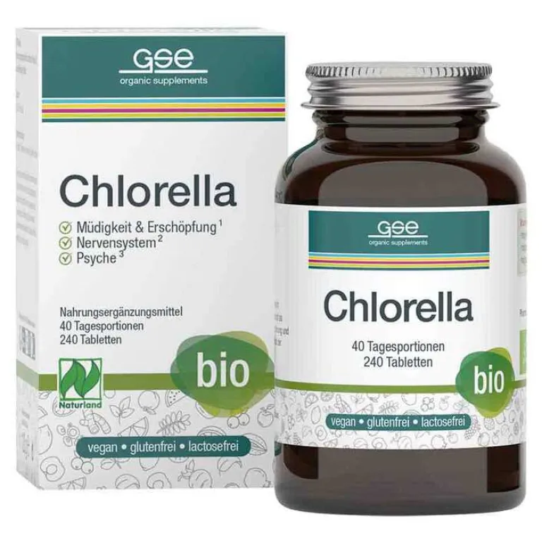 Clearance Chlorella 500 mg Bio Naturland Tabletten, 240 St Chlorella|Sonstige Bio Produkte