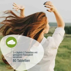 Chlorella 500 mg Bio Naturland Tabletten, 80 St Chlorella|Sonstige Bio Produkte