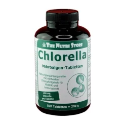 Hot The Nutri Store Chlorella Mikroalgen 400 mg Tabletten, 500 St