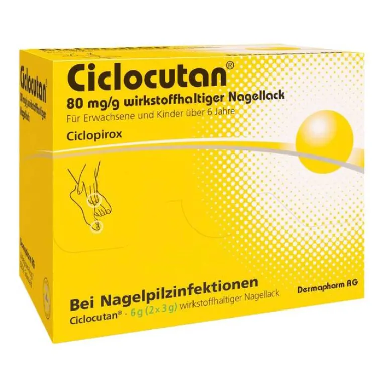 New 80 mg / g wirkstoffhaltiger Nagellack, 6 g Nagelpilz Lack