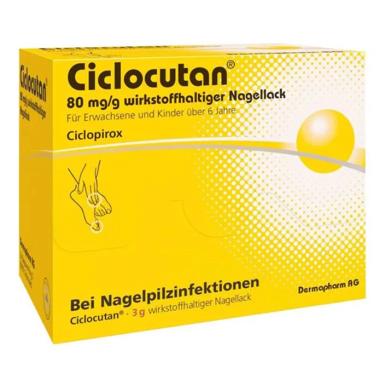Best Ciclocutan 80 mg / g wirkstoffhaltiger Nagellack, 3 g