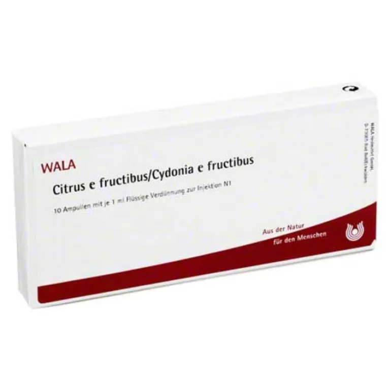 Outlet Wala Citrus E Citrus e fructib. Cydonia e fructib. Ampullen, 10X1 ml