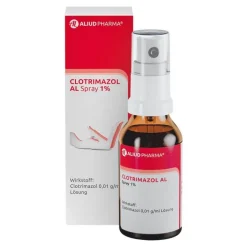 CLOTRIMAZOL AL Spray 1%, 30 ml Hautpilz Creme