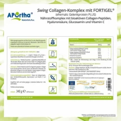 Sale Collagen-Komplex mit Fortigel + Tendoforte Pulver, 340 g Kollagen