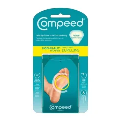 Hot Compeed Hornhaut Pflaster, 6 St